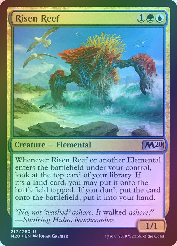 Risen Reef (M20) (217) / Foil