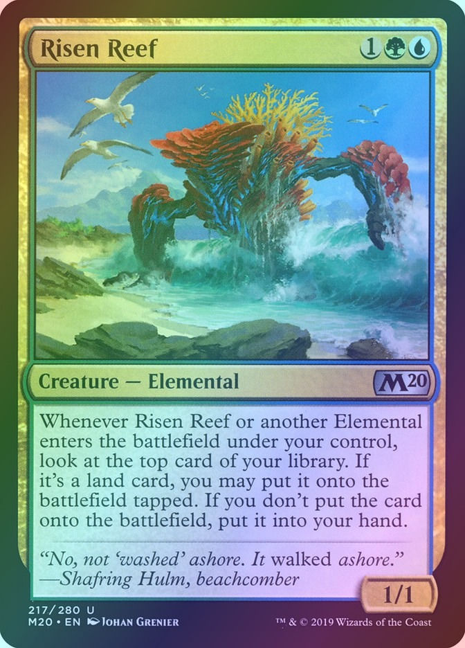 Risen Reef (M20) (217) / Foil