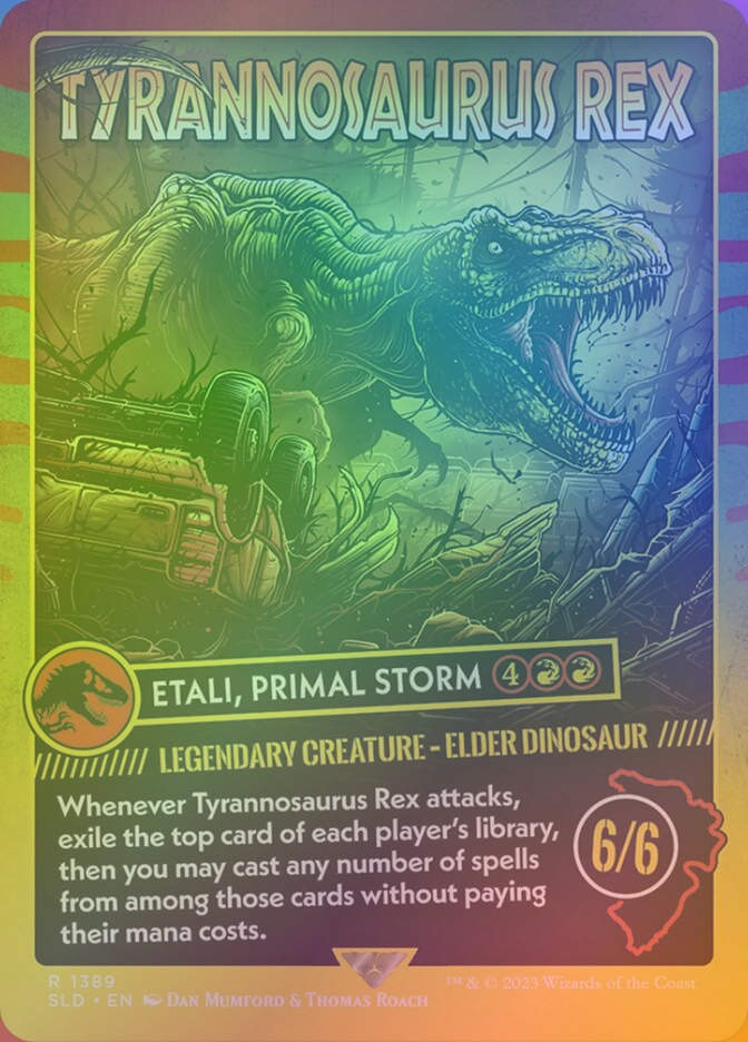 Etali, Primal Storm (SLD) (1389★) / Borderless / Rainbow Foil