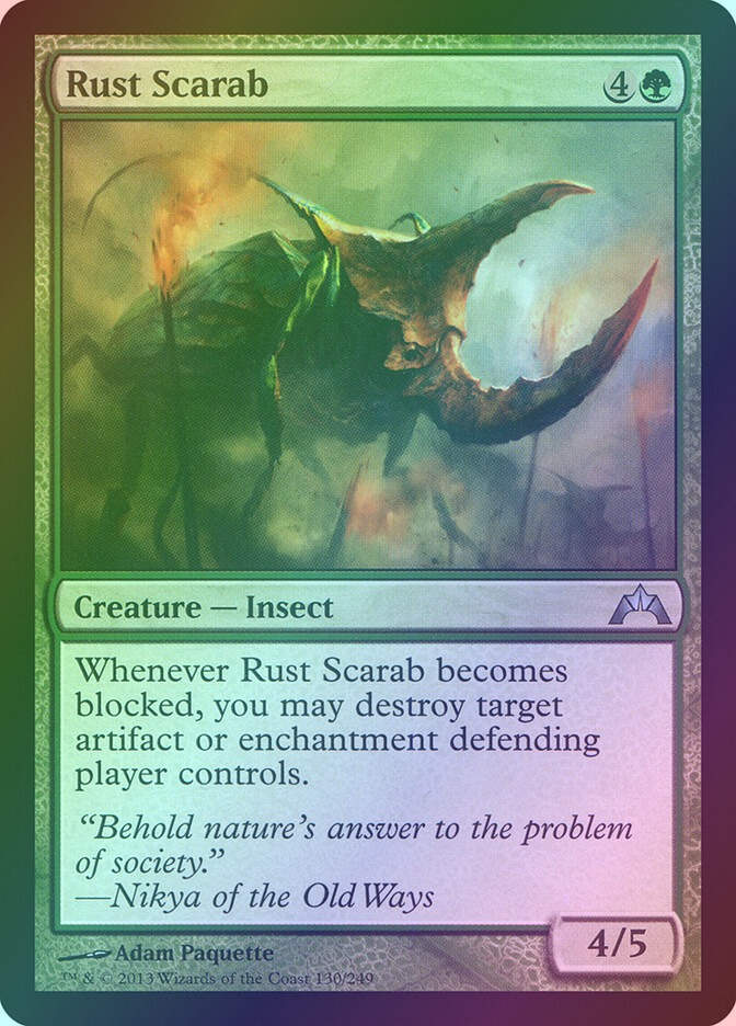 Rust Scarab (GTC) (130) / Foil