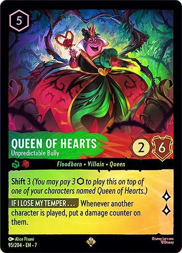 Queen of Hearts - Unpredictable Bully (LOR_ARC) / Foil