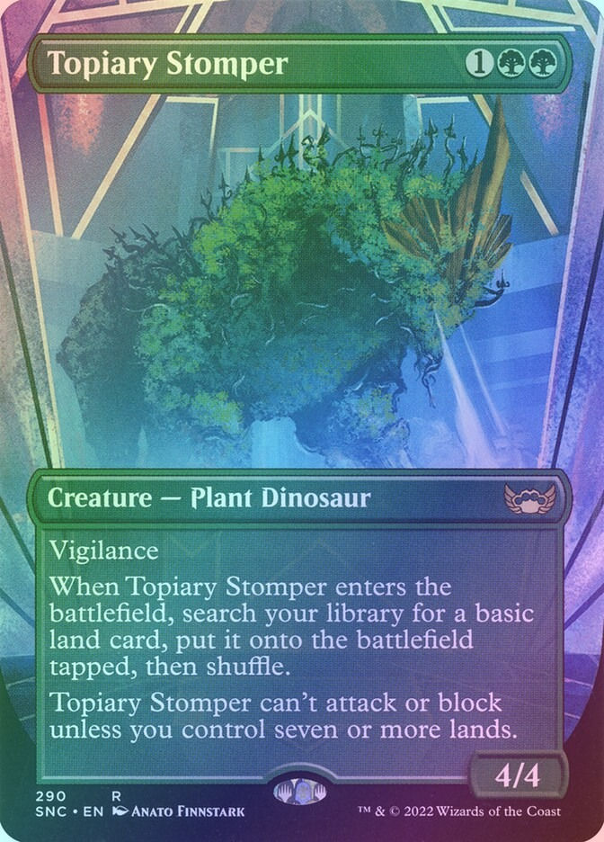 Topiary Stomper (SNC) (290) / Borderless / Foil