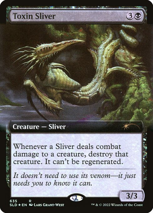 Toxin Sliver (SLD) (635) / Foil / Extended Art