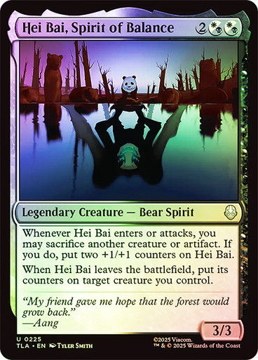 Hei Bai, Spirit of Balance (TLA) (225) / Foil