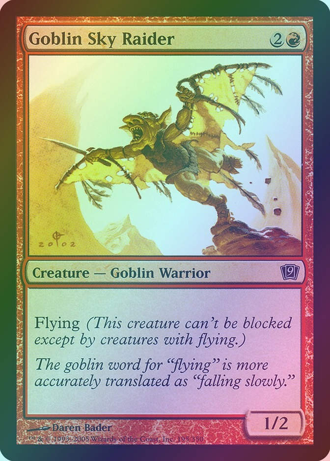 Goblin Sky Raider (9ED) (195★) / Foil