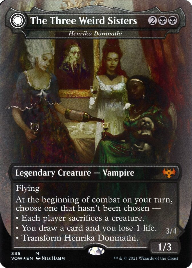 Henrika Domnathi // Henrika, Infernal Seer (VOW) (335) / Borderless