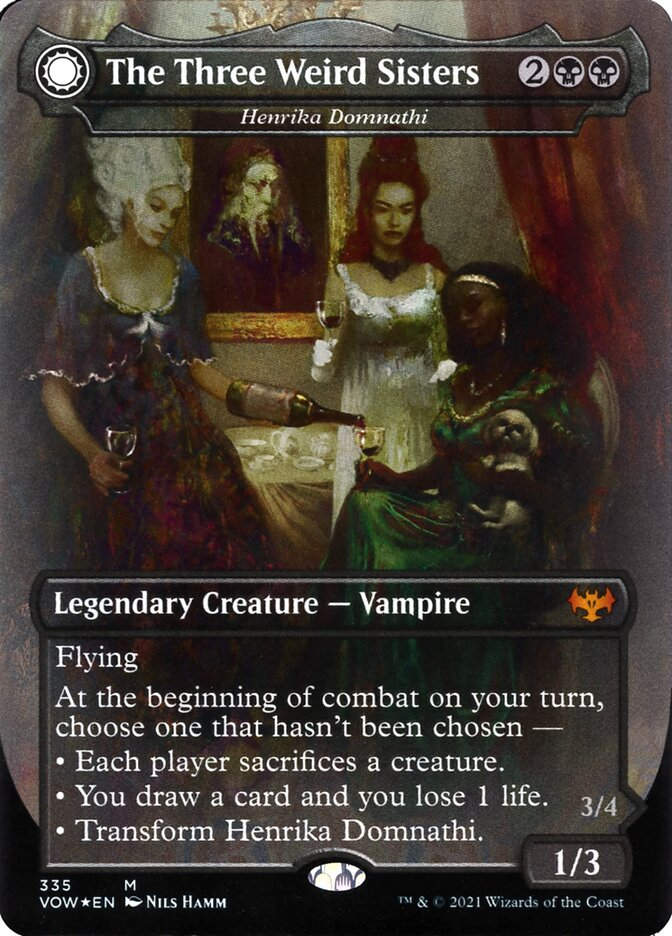 Henrika Domnathi // Henrika, Infernal Seer (VOW) (335) / Borderless