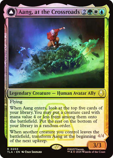 Aang, at the Crossroads // Aang, Destined Savior (TLA) (203) / Foil
