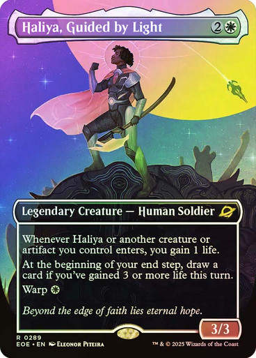 Haliya, Guided by Light (EOE) (289) / Borderless / Foil