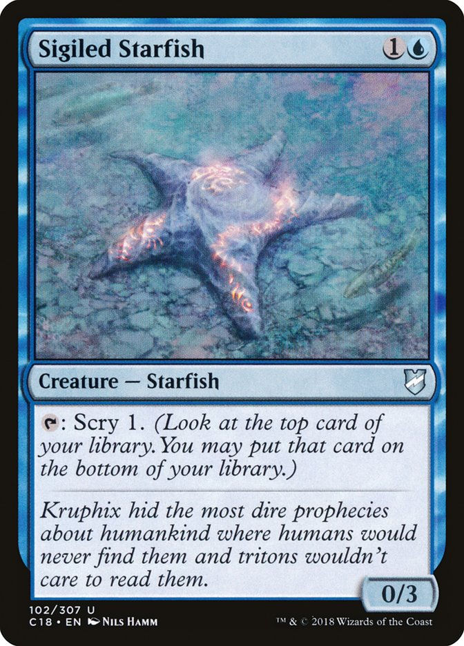 Sigiled Starfish (c18)