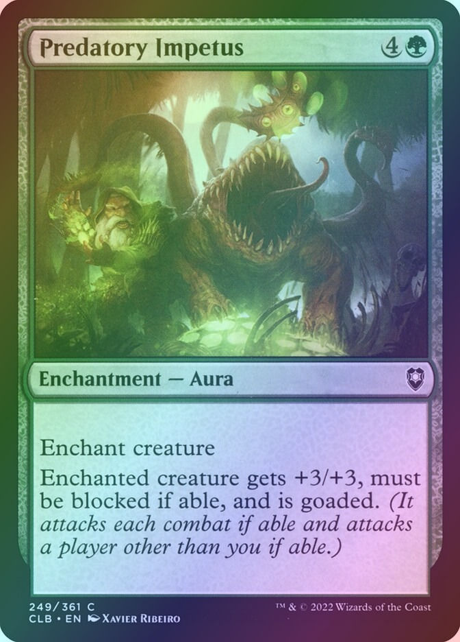 Predatory Impetus (CLB) (249) / Foil