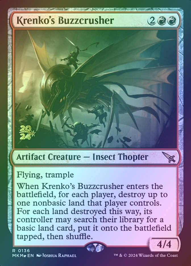 Krenko's Buzzcrusher (PMKM) (136s) / Foil