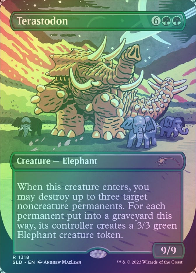 Terastodon (SLD) (1318) / Borderless / Foil