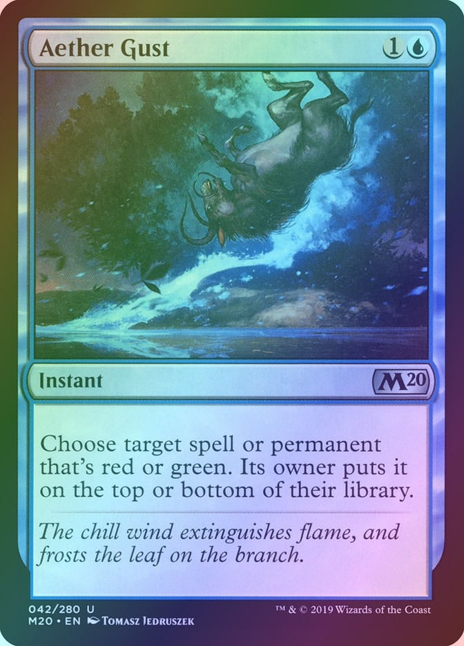 Aether Gust (M20) (42) / Foil