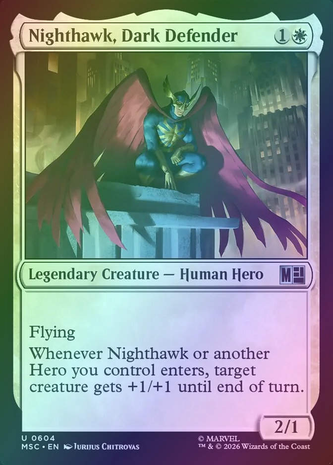 Nighthawk, Dark Defender (MSC) (604) / Foil