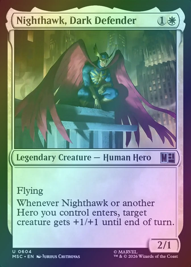 Nighthawk, Dark Defender (MSC) (604) / Foil