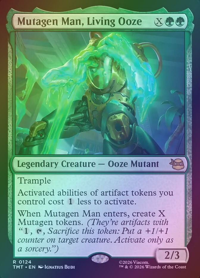 Mutagen Man, Living Ooze (TMT) (124) / Foil