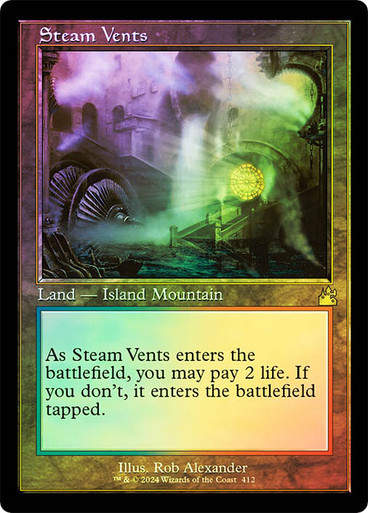 Steam Vents (rvr) (412) / Retro / Foil