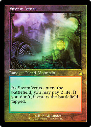 Steam Vents (rvr) (412) / Retro / Foil