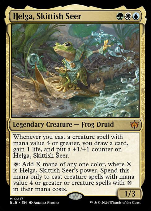 Helga, Skittish Seer (blb) (217)