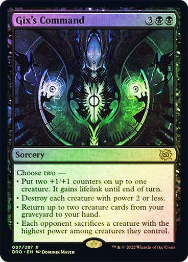 Gix's Command (BRO) / Foil