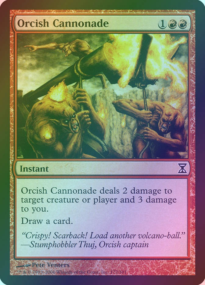 Orcish Cannonade (TSP) (172) / Foil