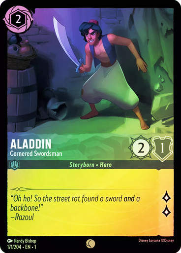 Aladdin - Cornered Swordsman (LOR_TFC) / Foil