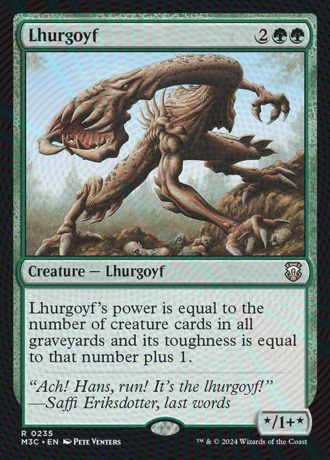 Lhurgoyf (M3C) (235) / Ripple Foil