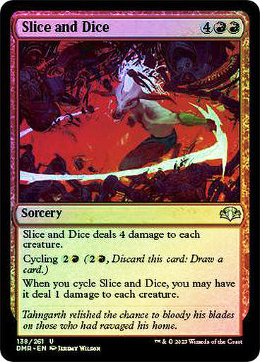 Slice and Dice (DMR) / Foil