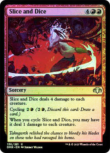 Slice and Dice (DMR) / Foil