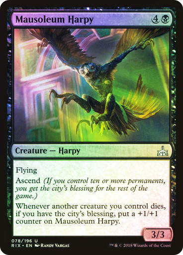 Mausoleum Harpy (RIX) (78) / Foil