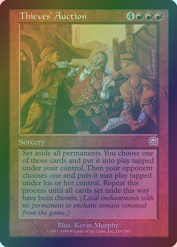 Thieves' Auction (MMQ) (218) / Foil