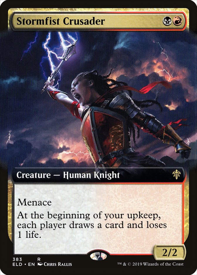 Stormfist Crusader (ELD) (383) / Extended Art