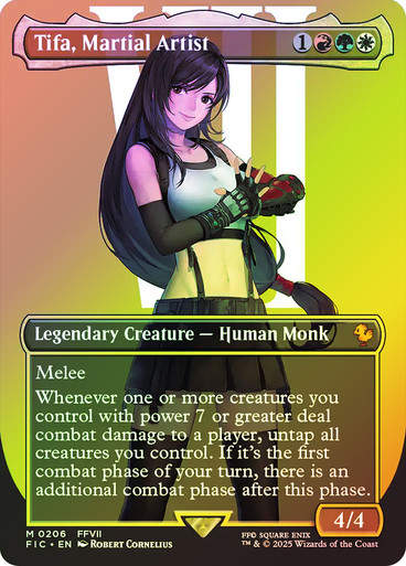 Tifa, Martial Artist (FIC) (206) / Borderless / Foil