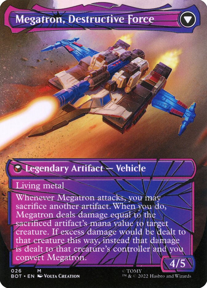 Megatron, Tyrant // Megatron, Destructive Force (BOT) (26) — cara 2 de 2
