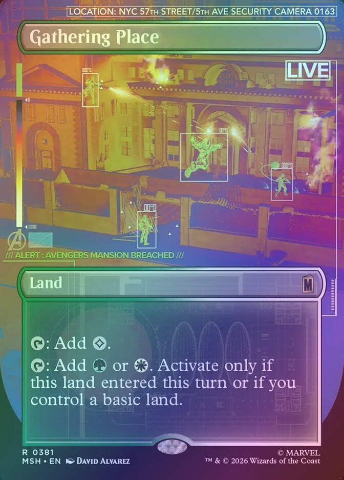 Gathering Place (MSH) (381) / Borderless / Foil