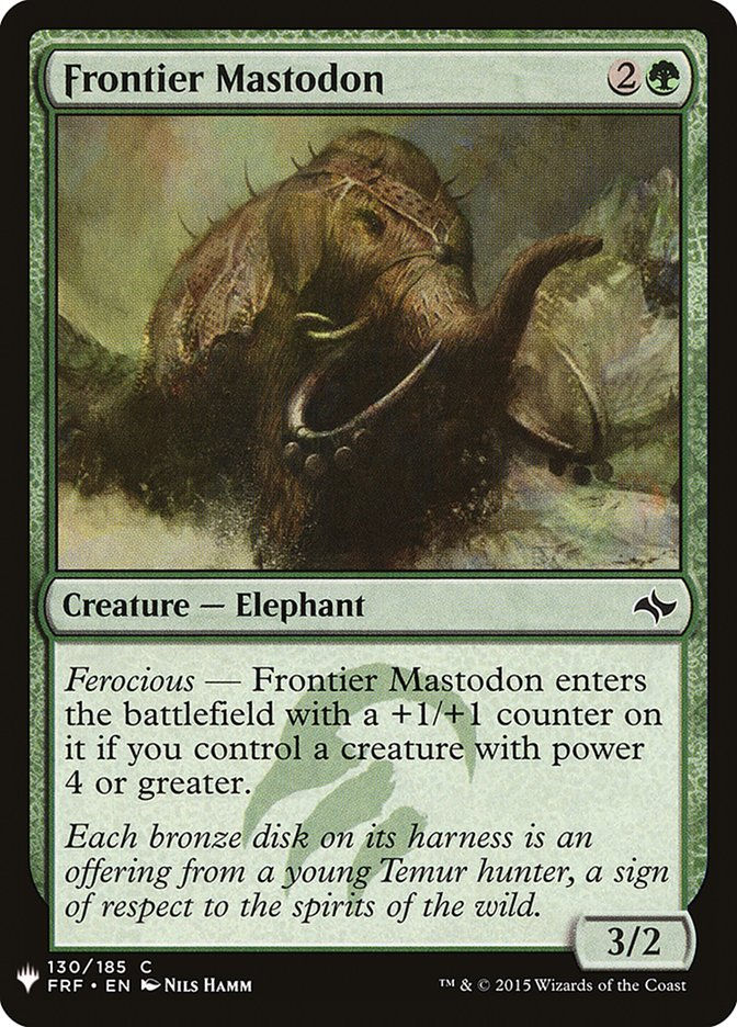 Frontier Mastodon (MYS)