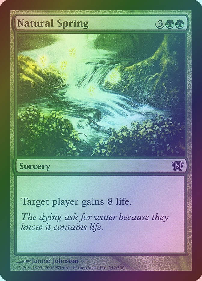 Natural Spring (9ED) (257★) / Foil