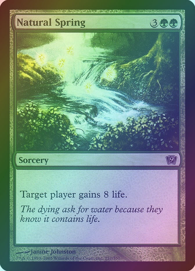 Natural Spring (9ED) (257★) / Foil