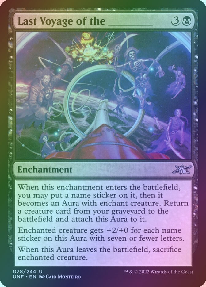 Last Voyage of the _____ (UNF) (78) / Foil