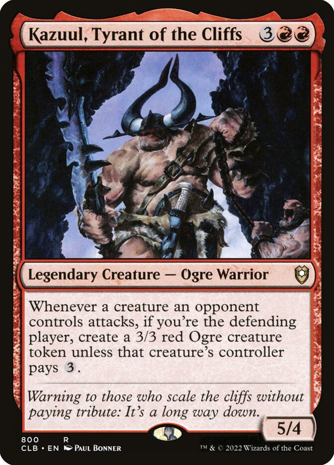 Kazuul, Tyrant of the Cliffs (CLB) (800)