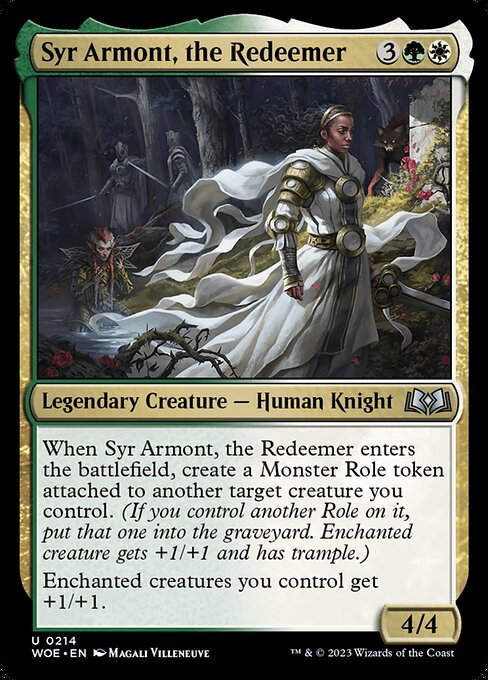 Syr Armont, the Redeemer (woe)