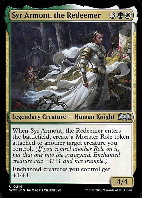 Syr Armont, the Redeemer (woe)