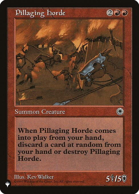 Pillaging Horde (PLST) (POR-142)