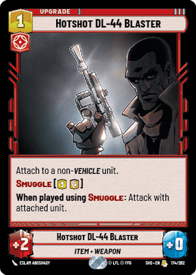 Hotshot DL-44 Blaster (SHD_#174/262) / Foil