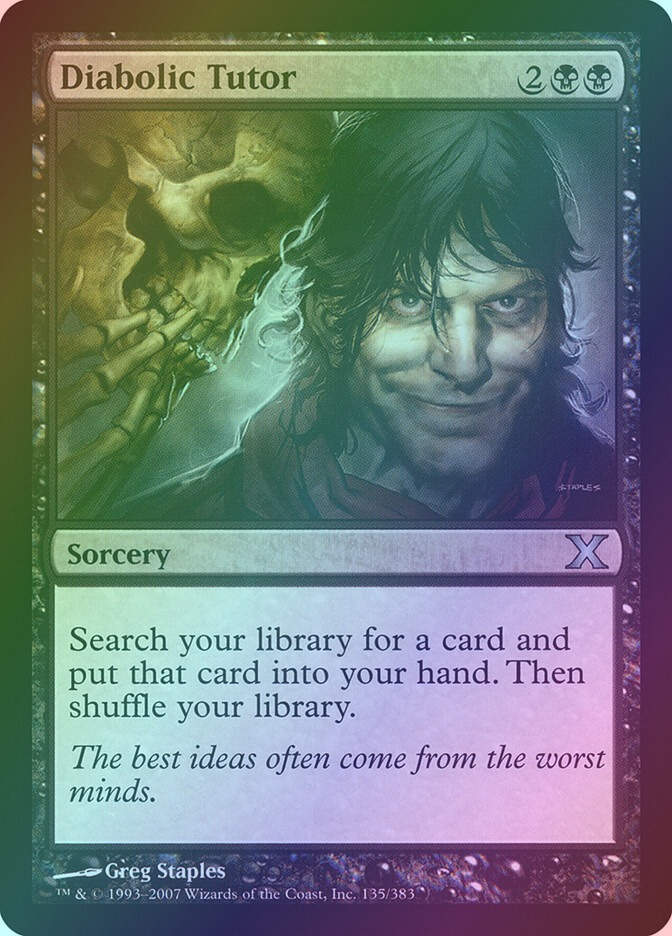 Diabolic Tutor (10E) (135) / Foil