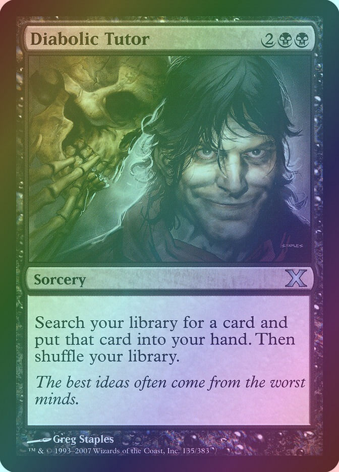 Diabolic Tutor (10E) (135) / Foil