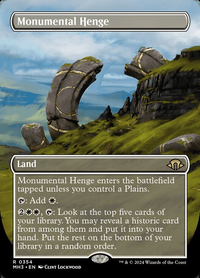 Monumental Henge (MH3) (354) / Borderless