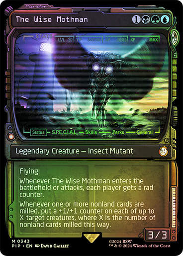 The Wise Mothman (pip) (343) / Showcase Foil