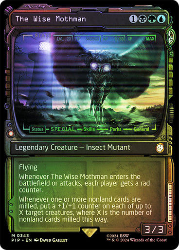 The Wise Mothman (pip) (343) / Showcase Foil